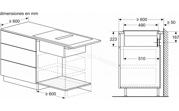 BALAY 3EBC989LU - Dimensions