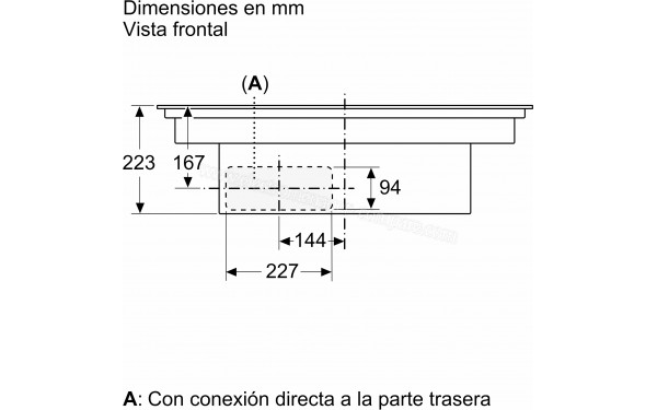BALAY 3EBC989MH - Dimensions