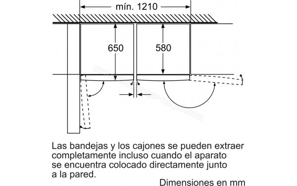 BALAY 3FCE563WE - Dimensions