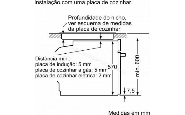 BALAY 3HB4821X3 - Dimensions
