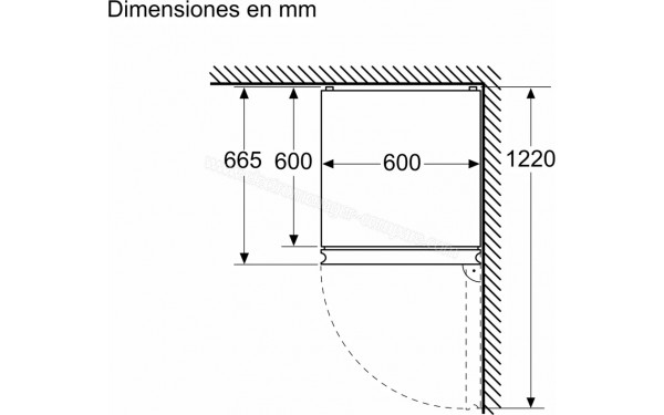 BALAY 3KFC867WI - Dimensions
