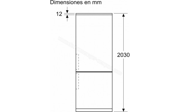 BALAY 3KFC867WI - Dimensions
