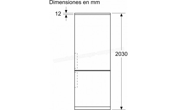 BALAY 3KFC867XI - Dimensions