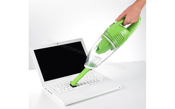 BEEM i-Turbo Compact - Vue 3/4 droite avec suceur fente et brosse (n&deg;2)