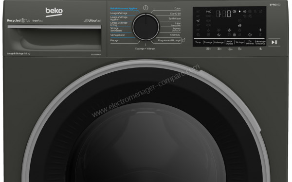 BEKO B3D596441M - Panneau de commandes