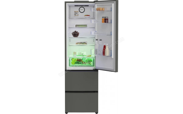 BEKO B3RGNA354HG1 - Vue de l'int&eacute;rieur partie r&eacute;frig&eacute;rateur