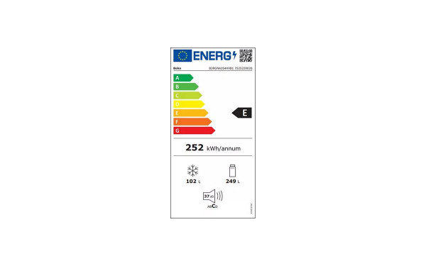 BEKO B3RGNA354HXB1 - &Eacute;tiquette &eacute;nergie v2