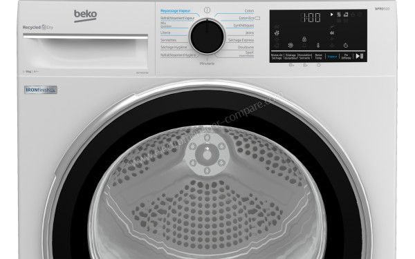 BEKO B3T49233W - Panneau de commandes