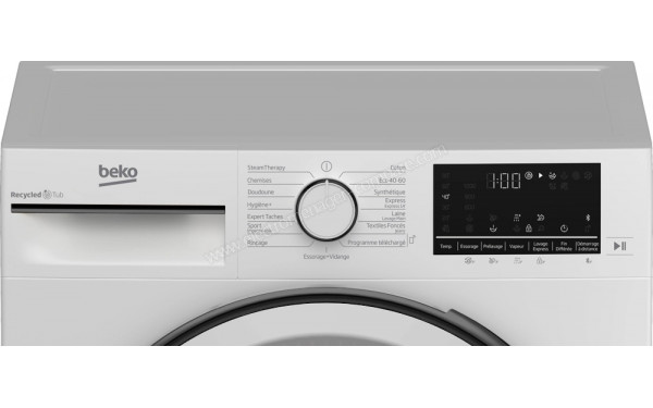 BEKO B3WFT51140W - Panneau de commandes