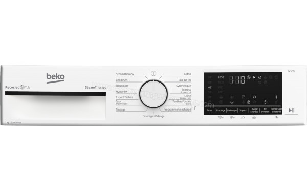 BEKO B3WFU5722WW - Panneau de commandes