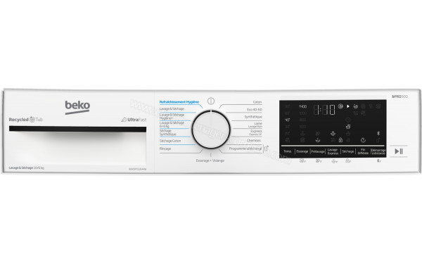 BEKO B3YDFT51044W - Panneau de commandes