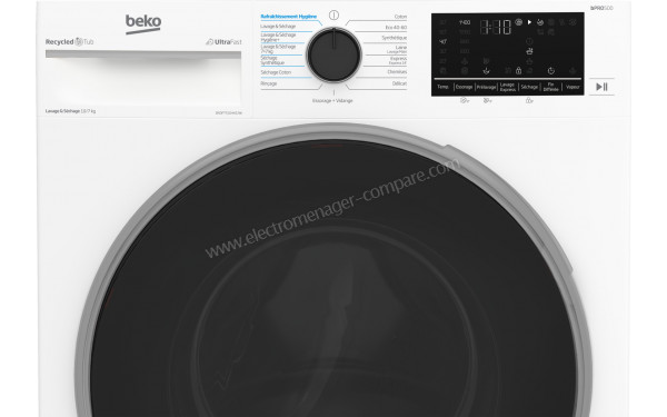 BEKO B5DFT5104412W - Panneau de commandes