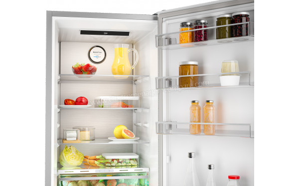 BEKO B5RCNE406HG - Vue de l'int&eacute;rieur partie r&eacute;frig&eacute;rateur