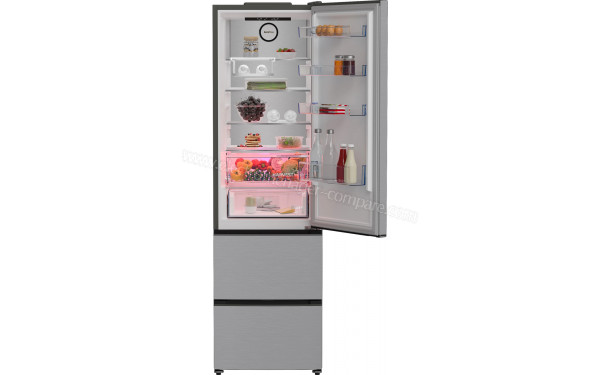 BEKO B5RGNA355HXB - Vue de l'int&eacute;rieur partie r&eacute;frig&eacute;rateur