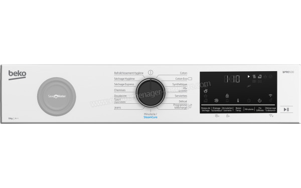 BEKO B5T4923SW - Panneau de commandes