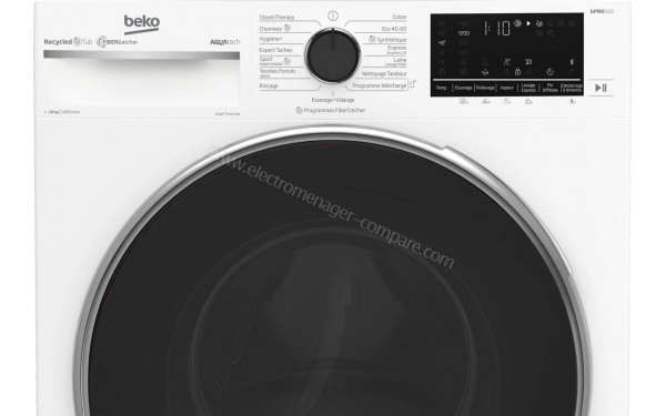 BEKO B5WFT510419W - Panneau de commandes