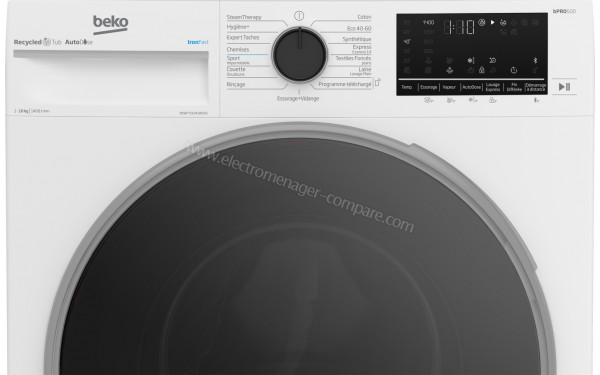 BEKO B5WFT51041WDOS - Panneau de commandes