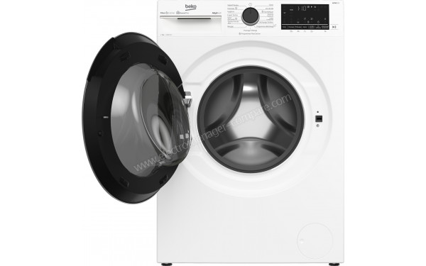 BEKO B5WFT59419W - Vue de face hublot ouvert