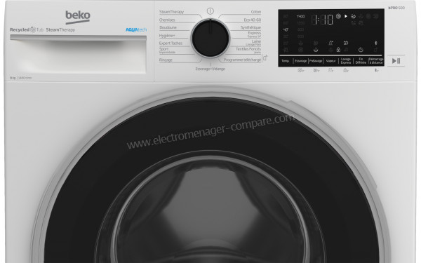 BEKO B5WFU58418W - Panneau de commandes