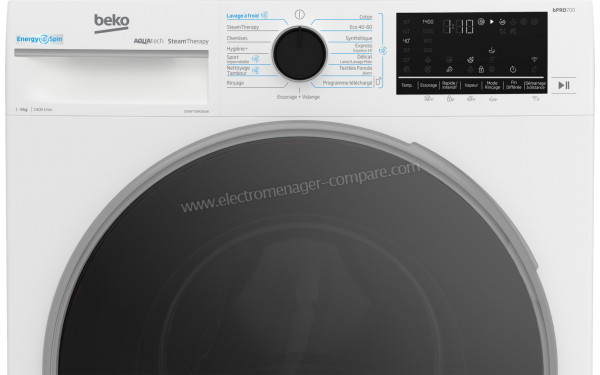 BEKO B7WFT394081W - Panneau de commandes