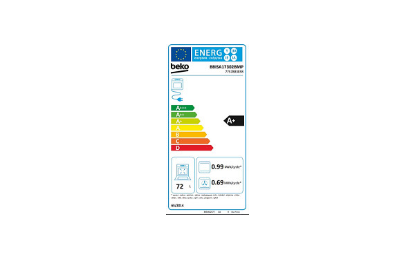 BEKO BBISA17302BMP - &Eacute;tiquette &eacute;nergie v2