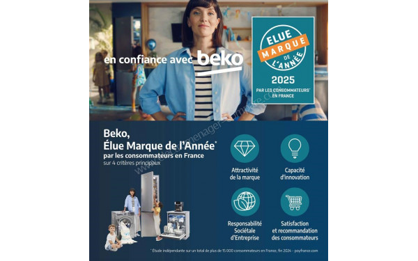 BEKO BCBIM17301KSBMPBS - Mise en situation