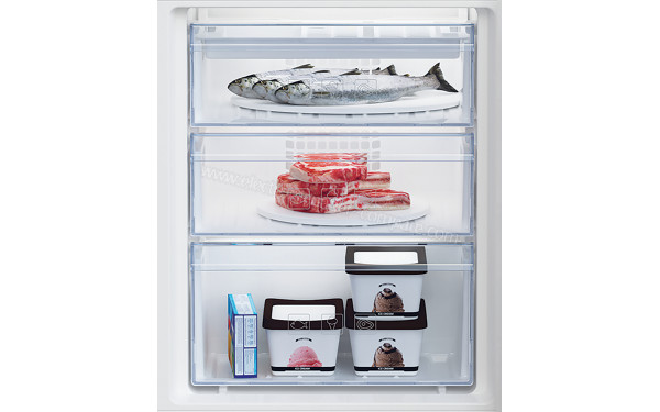 BEKO BCSA285K4SFN - Tiroirs partie cong&eacute;lateur