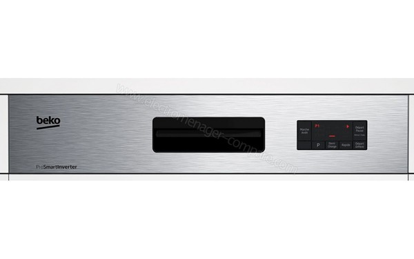 BEKO BDF16B30X - Panneau de commandes
