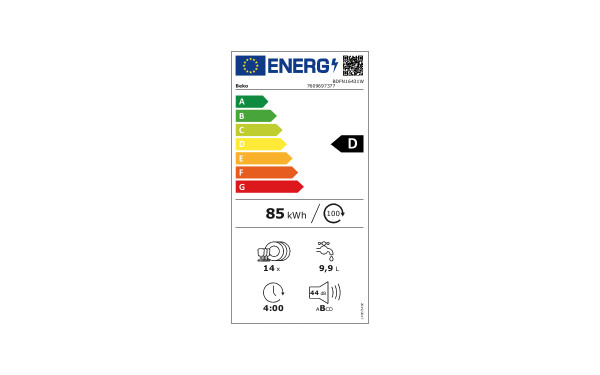 BEKO BDFN16431W - &Eacute;tiquette &eacute;nergie v2