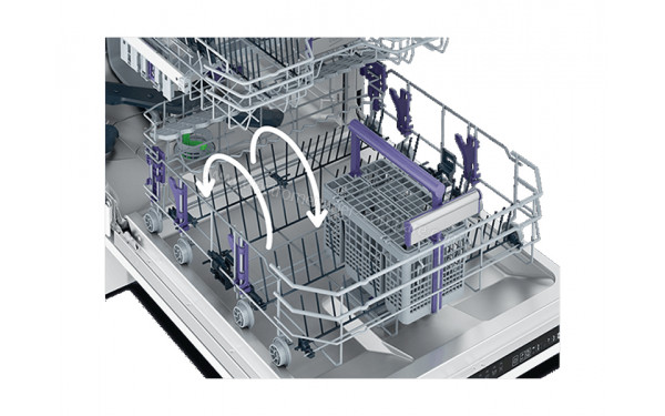 BEKO BDFN26430X - Vue du panier inf&eacute;rieur