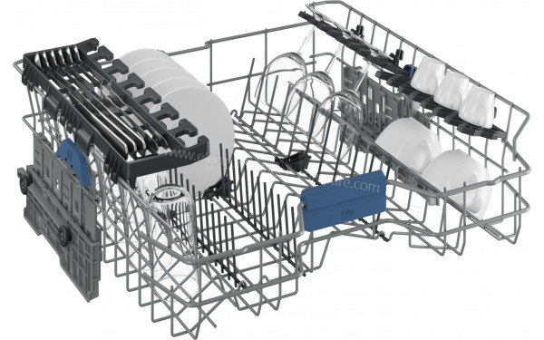 BEKO BDFN26B4C0W - Vue du panier sup&eacute;rieur