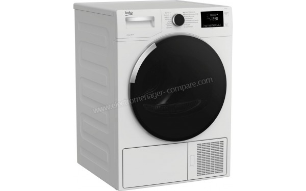 BEKO BDS8534W - Vue 3/4 gauche (cr&eacute;dit : Boulanger)