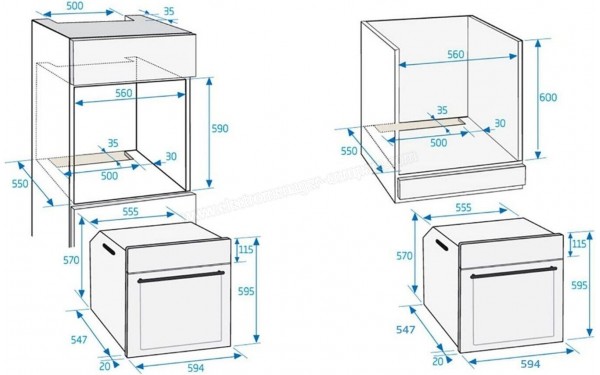 BEKO BIM23301BPS - Sch&eacute;ma technique (cr&eacute;dit : Darty)