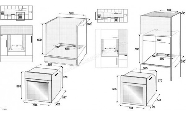 BEKO BIR22304XC - Sch&eacute;ma technique
