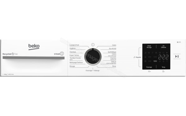 BEKO BM1WFU3623B - Panneau de commandes