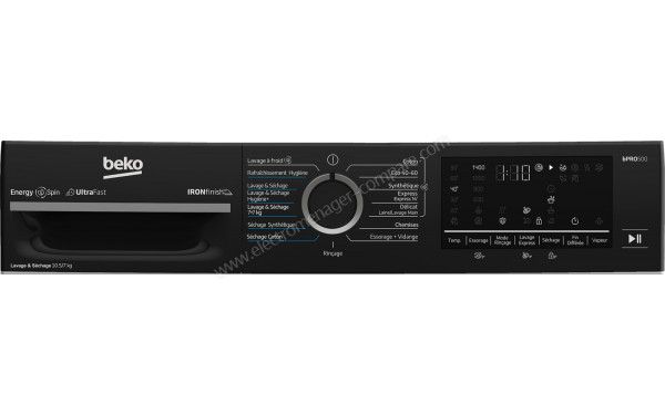 BEKO BM3DT410571W - Panneau de commandes