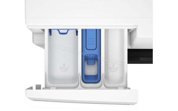 BEKO BM3WFT38211B - Zoom sur le tiroir lessiviel