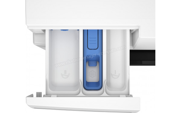 BEKO BM3WFU48411B - Zoom sur le tiroir lessiviel
