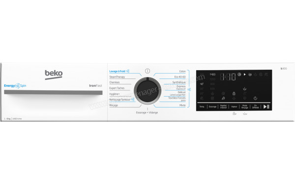 BEKO BM3WFU49411B - Panneau de commandes