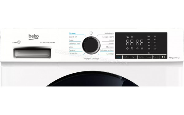 BEKO BO3DC4741W - Panneau de commandes