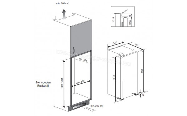 BEKO BSSA200M3SN - Sch&eacute;ma technique