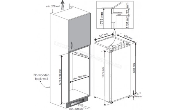 BEKO BSSA315E2SF - Sch&eacute;ma technique