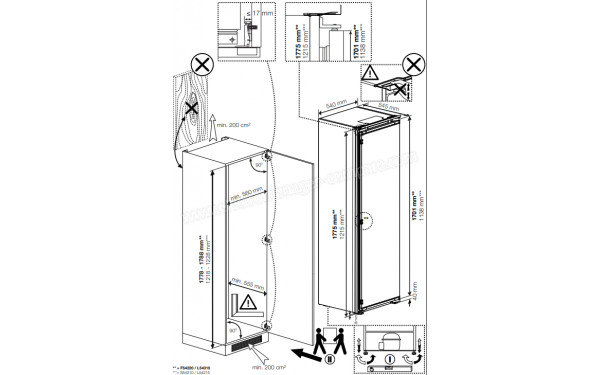 BEKO BSSA315K4SN - Dimensions