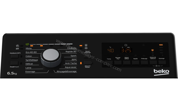 BEKO BTL1WFP10652FR - Panneau de commandes