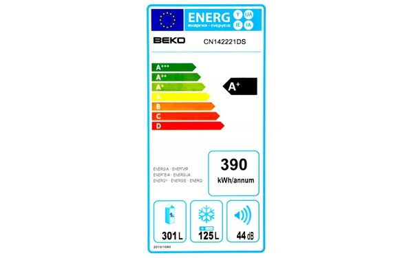 BEKO CN142221DS - &Eacute;tiquette &eacute;nergie