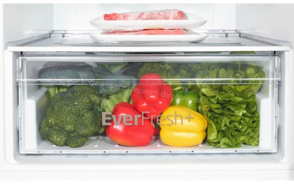BEKO CRCNE450K20DZXB - Vue du bac &agrave; l&eacute;gumes