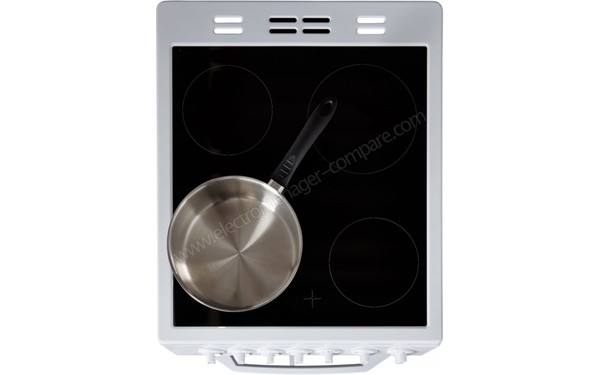 BEKO CSE 57101 GW - Vue du dessus (cr&eacute;dit : Boulanger)