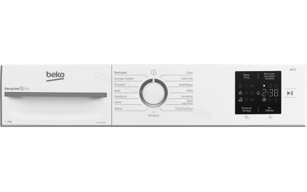BEKO D3H19302W v2 - Panneau de commandes