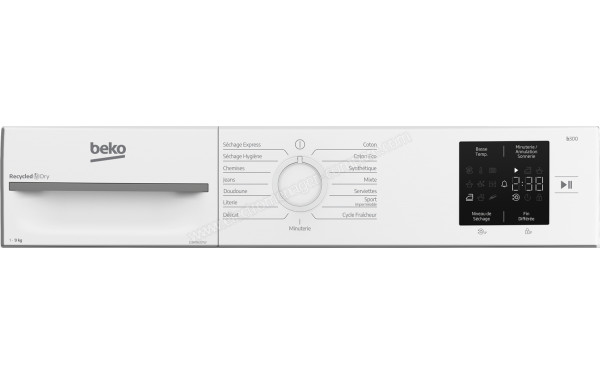 BEKO D3H19E01W - Panneau de commandes