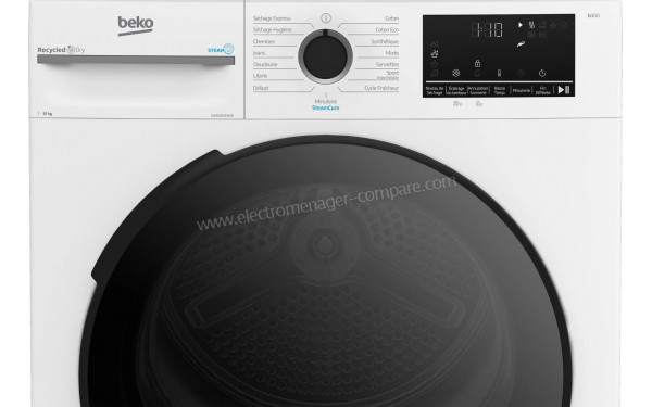 BEKO D3H210D93WD - Panneau de commandes